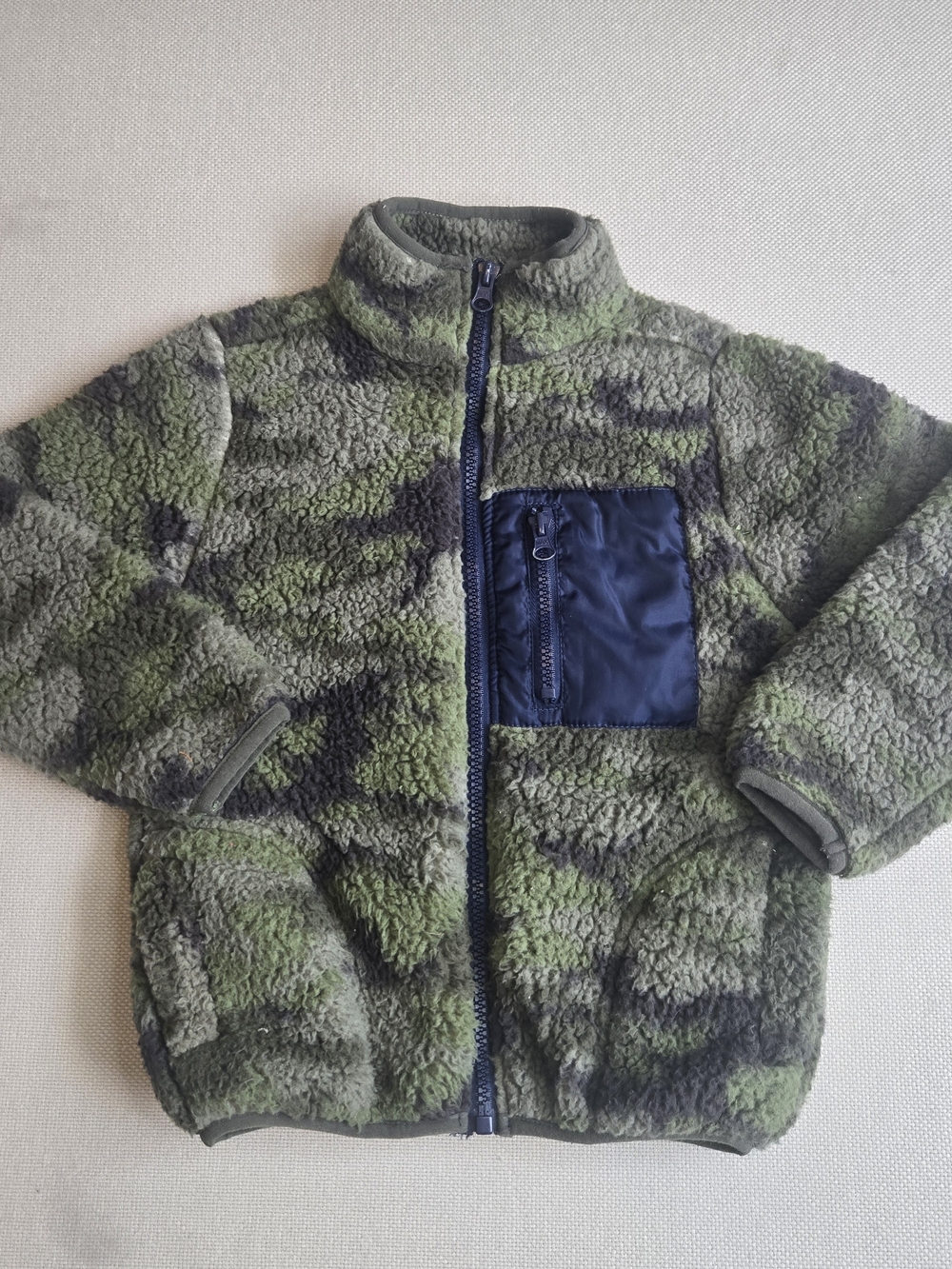 Andy & Evan Boys 4T Camo Full Zip Jacket Fleece Camouflage Winter